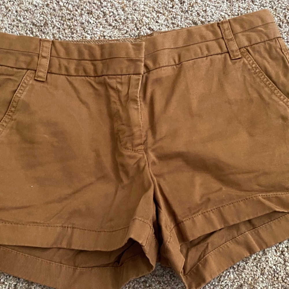 NWOT J. Crew chino shorts, 3 inch inseam, size 4